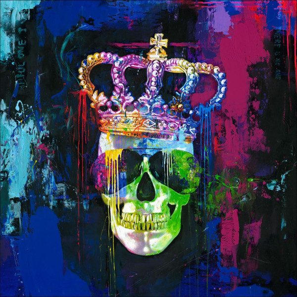 Originalbild COLOURFUL SKULL