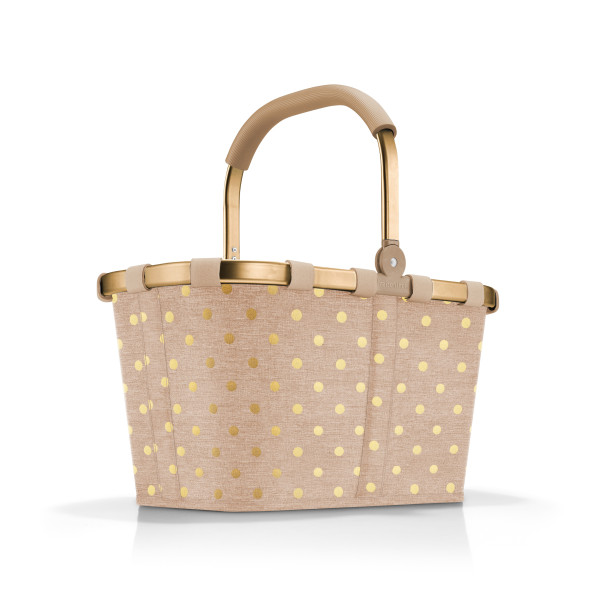 carrybag reisenthel - metallic DOTS coffe