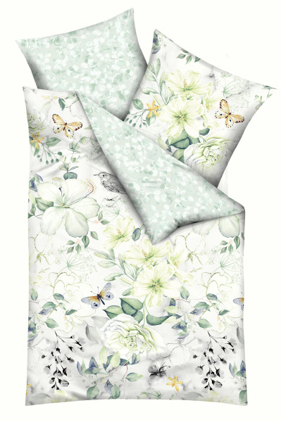 Bettwäsche GREEN GARDEN Satin