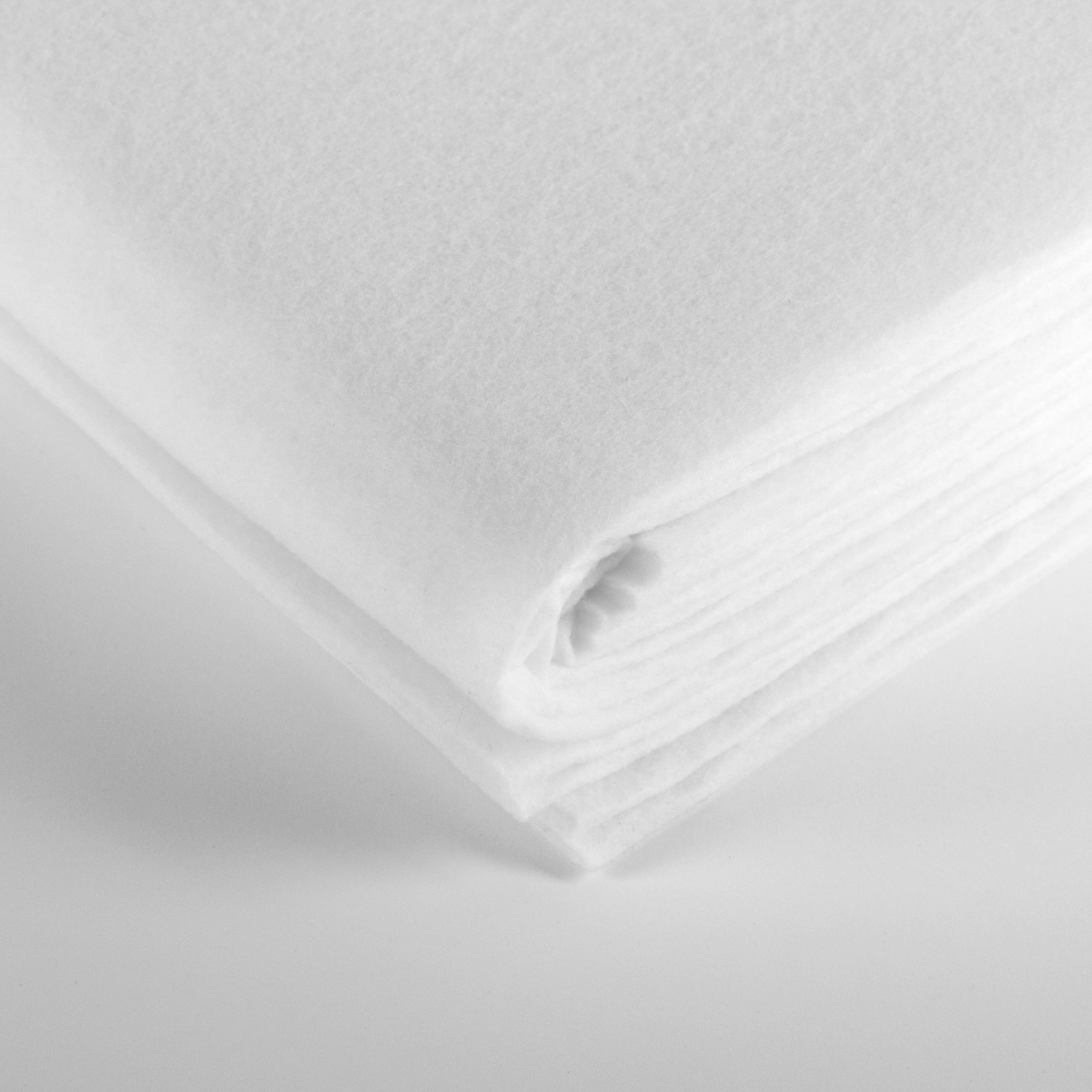 Teppichunterlage, Weiß, 100% Polyester